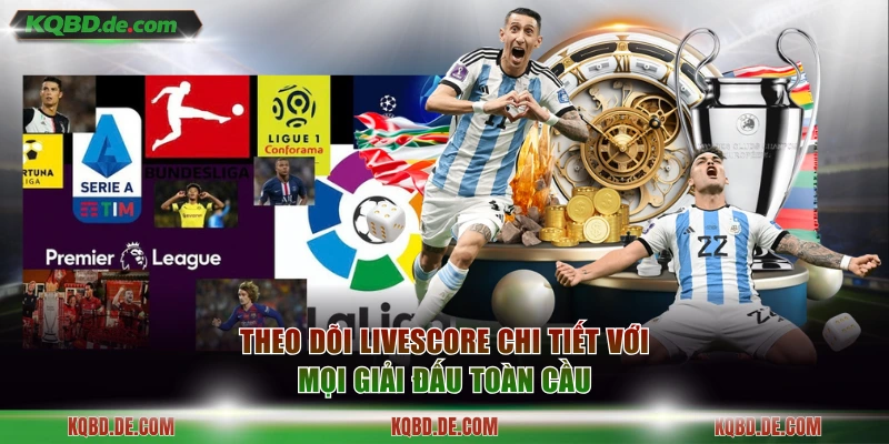 Theo dõi livescore chi tiết với mọi giải đấu toàn cầu